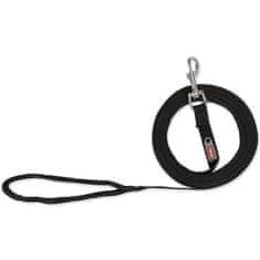 Trixie povodec za sledenje črn 5mx20mm