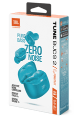 JBL Tune Buds slušalke, brezžične, modre (JBLTBUDS2TQE)