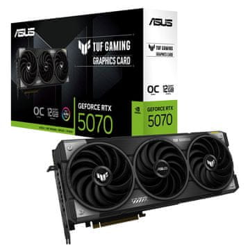 ASUS TUF Gaming GeForce RTX 5070 OC 12GB GDDR7 TUF-RTX5070-O12G-GAMING grafična kartica