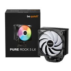 Be quiet! PURE ROCK 3 LX (BK040) 120mm 190W ARGB procesorski hladilnik