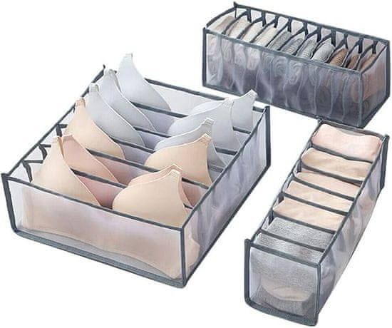 HOME & MARKER® Organizatorji za spodnje perilo (3 kosi) | ORGANISTO