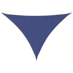 Vidaxl Senčno jadro oksford blago trikotno 5x6x6 m modro