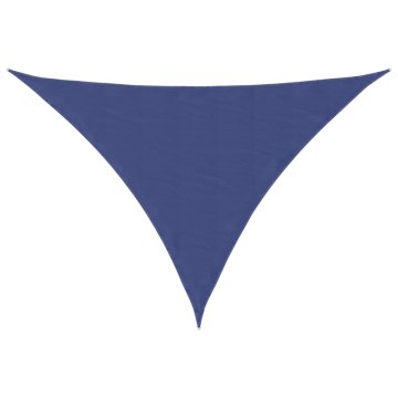 Vidaxl Senčno jadro oksford blago trikotno 5x6x6 m modro