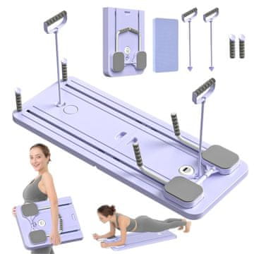 SOLFIT® Deska za pilates, Prenosna fitnes naprava za vadbo celega telesa | PILARAFIT