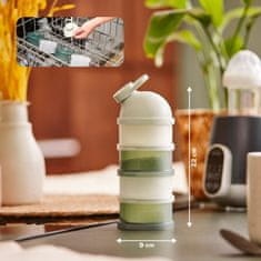 Babymoov dozator za mleko v prahu Mineral Green