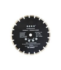 GEKO G00279 Segmentirana diamantna rezalna plošča za asfalt 350x25,4 mm