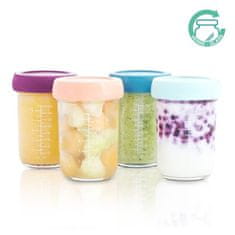 Babymoov steklene sklede s pokrovi 4x 220ml