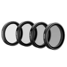 TELESIN Set filtrov CPL/ND8/ND16/ND32 za DJI Action 3 / 4 / 5