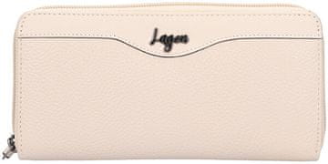 Lagen Ženska usnjena denarnica LG833 bela