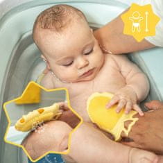 Badabulle silikonska masažna in pralna krtača