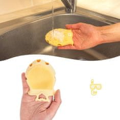 Badabulle silikonska masažna in pralna krtača