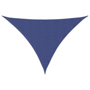 Vidaxl Senčno jadro oksford blago trikotno 5x5x6 m modro