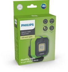 Philipsova prenosna LED čelna svetilka mini X30FLMINX1, zelena