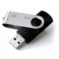 GoodRam USB KLJUČ 64GB za shranjevanje podatkov črno srebrn