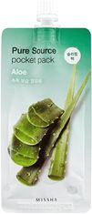 MISSHA Aloe Vera Pure Source vlažilna nočna maska (žepno pakiranje) 10 ml