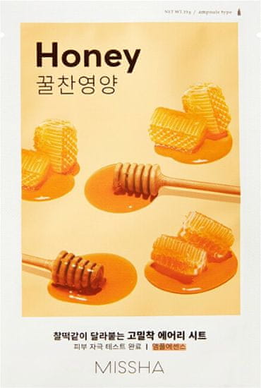 MISSHA Honey Airy Fit Hranilna maska za obraz (listna maska) 19 g