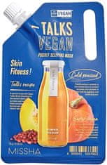MISSHA Talks Vegan Squeeze Skin Fitness (žepna maska za spanje) 10 g