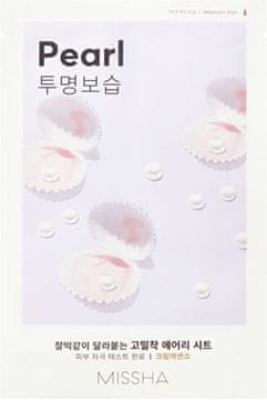MISSHA Pearl Brightening Face Mask (Airy Fit Sheet Mask) 19 g
