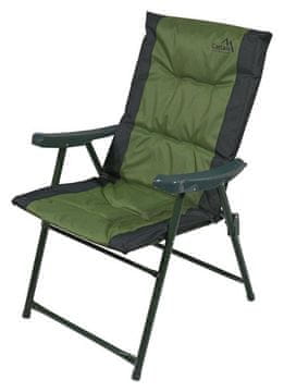 Cattara Zložljiv kamping stol Cattara FOREST z oblazinjenjem in nasloni za roke 120 kg