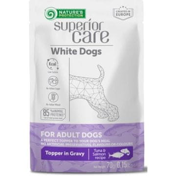 Kapsule Nature's Protection Superior Care za pse. White Dogs Adult Tuna in losos 70 g