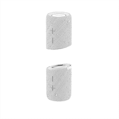 Twin 3.0, zvočnik Bluetooth, razdeljen na dva dela, TWS, vodoodporen IP67, 30 W, bel