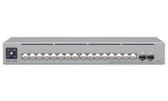 Ubiquiti UniFi Switch Pro Max 16 PoE - 4x 2,5GbE, 12x GbE, 2x SFP+, Etherlighting, PoE+/PoE++ (PoE budget 180W)