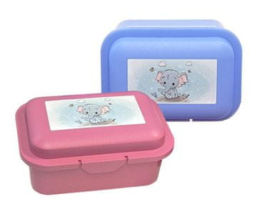 Škatla za prigrizke 11x7,8x6,2 cm z zapiranjem s klikom. plastika