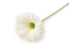Umetna gerbera dolga - kremna svetloba