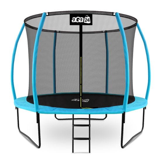 Aga SPORT EXCLUSIVE Trampolin 305 cm Svetlo modra + zaščitna mreža + lestev