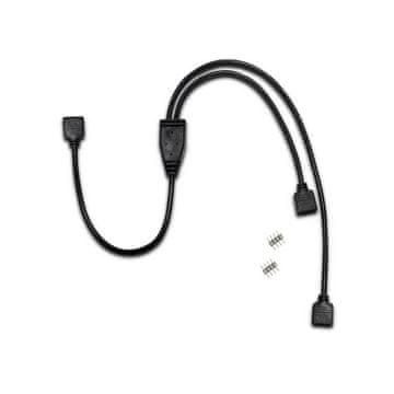 Inter-tech RGB 1x15cm 1x25cm RGB 4-pin razdelilni kabel