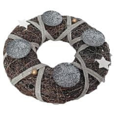Denis Adventni venec 30 cm naravni