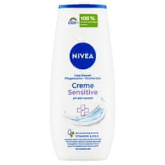 Nivea Negovalni gel za prhanje Creme Sensitive (Negovalni gel za prhanje) 250 ml