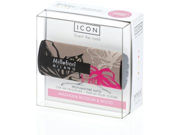 Millefiori Milano Dišava za avto Icon Textil Floral Magnolia Blossom & Wood