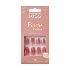 KISS Gelski nohti Bare-But-Better Nails Nude Nude 28 kosov