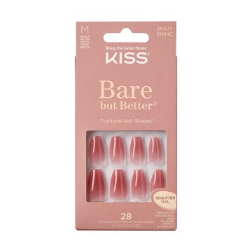 KISS Gelski nohti Bare-But-Better Nails Nude Nude 28 kosov