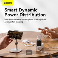 BASEUS Compact 3xUSB 17W črn omrežni polnilec