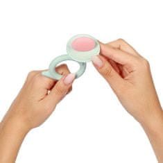 BABYONO Silikonsko grizalo polžek - roza