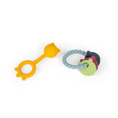 Bigjigs Toys Dramljalnik in grizalo 2 v 1 ter grizalo Medvedek