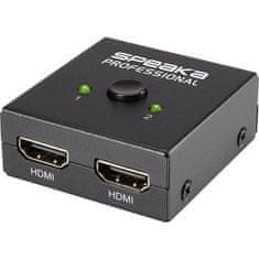 HDMI STIKALO dvosmerno UHD obojestranska uporaba 1x2 ali 2x1