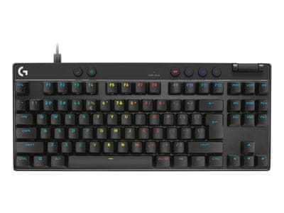 Logitech G Pro X TKL Rapid gaming tipkovnica, USB, SLO gravura