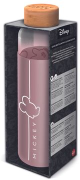Stor Steklena steklenica z ohišjem 585 ml, Mickey