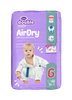 Air Dry Junior Plus plenice, vel. 6, 48/1 + toaletni papir, vlažilni