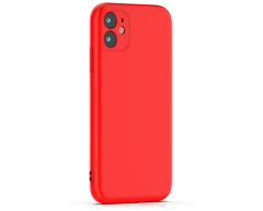 Onasi Silikonski ovitek za Xiaomi Redmi Note 14 5G - mat rdeč