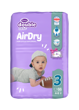 Violeta Air Dry Midi plenice, vel. 3, 66/1 + robčki, vlažilni