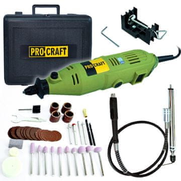 Procraft Premi brusilnik s fleksibilnim nastavkom PG130