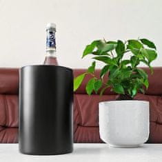 HIT HIT HT-22092830 Hladilnik za vino in led z dvojno steno MAT ČRNA
