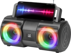 Defender BEATBOX 20 (65420), RGB, Li-Ion, 2.0, 20W, 80h, FM prenosni bluetooth zvočnik