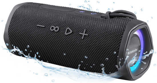 Defender ENJOY S800 (65802) RGB, 20W, vodoodpornost IPX5 zaščita, TWS, BT 5.3 prenosni bluetooth zvočnik