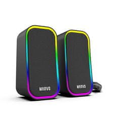 Marvo HAVOC 20BK (SG-285 BK) 6W, RGB gaming zvočnik