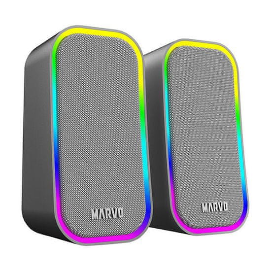 Marvo HAVOC 20GY (SG-285 GY), 6W,RGB sivi gaming zvočnik